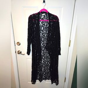 Black Lace Duster